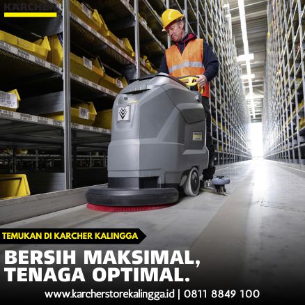 Karcher BD 50_50 Bersih Maksimal, Tenaga Optimal