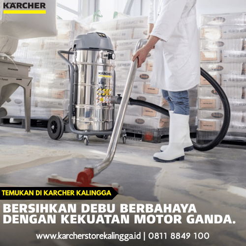 Bersihkan Debu Berbahaya dengan Kekuatan Motor Ganda