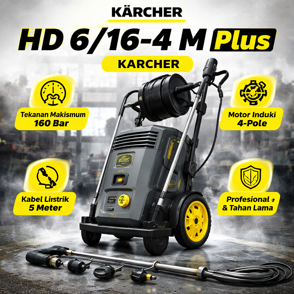 Dipercaya Profesional, Dipilih Industri Produk HD 6/16-4 M Plus Karcher