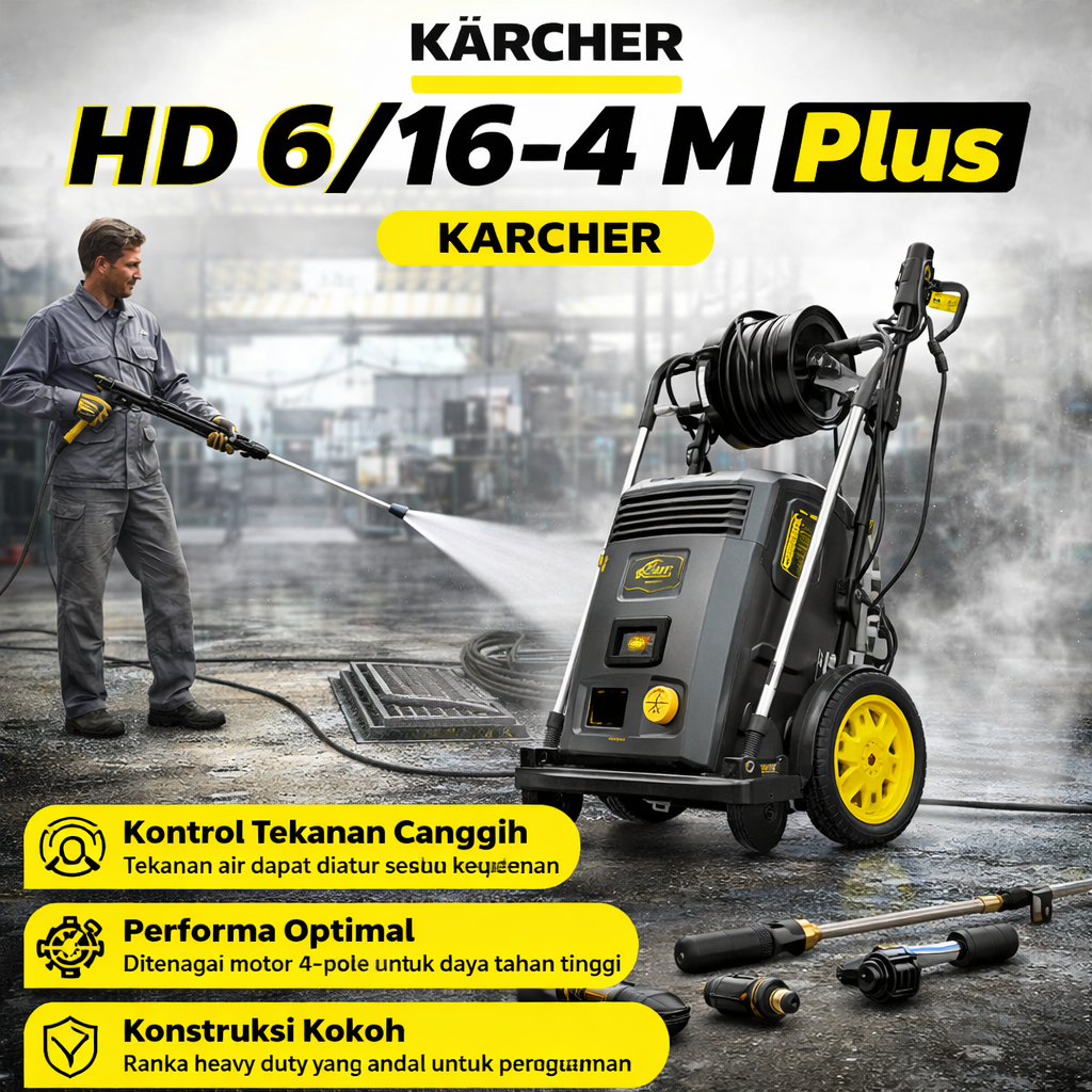 Kinerja Tangguh untuk Kebutuhan Industri Produk HD 6/16-4 M Plus Karcher