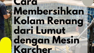 cara membersihkan kolam renang