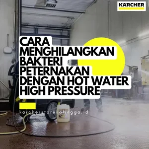 Cara Menghilangkan Bakteri Peternakan Dengan Hot Water High Pressure